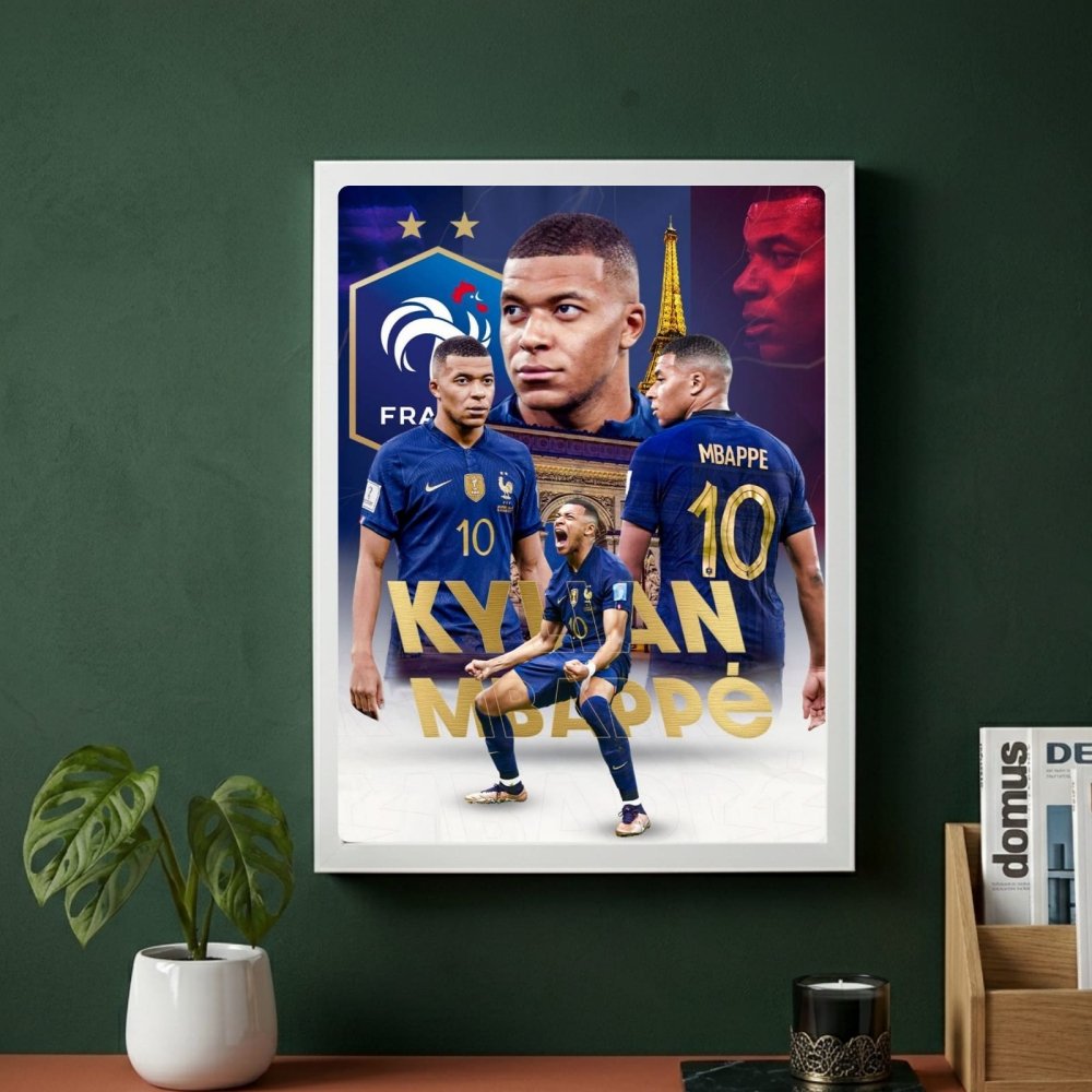 mbappe - Vibes Districtmbappe poster GoldVibes District