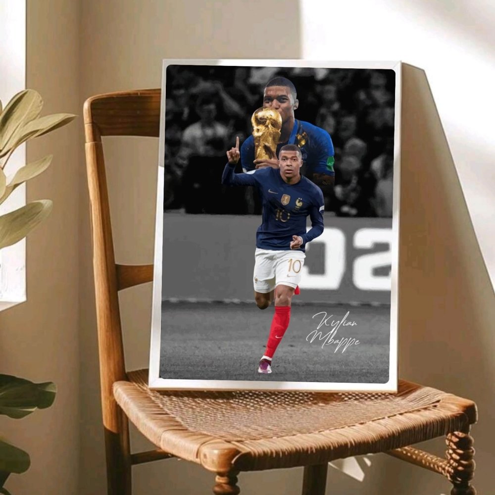 mbappe - Vibes Districtmbappe poster GoldVibes District