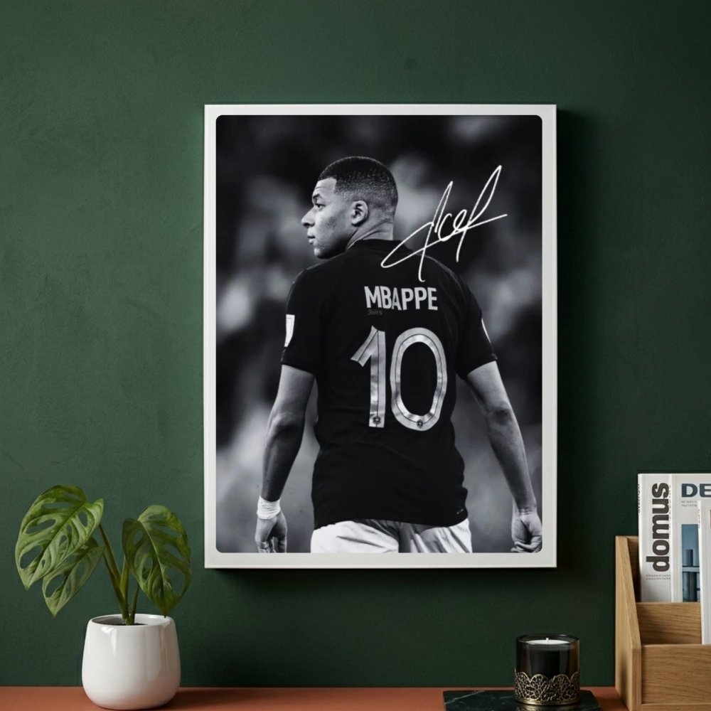 mbappe - Vibes Districtmbappe poster BiancoVibes District