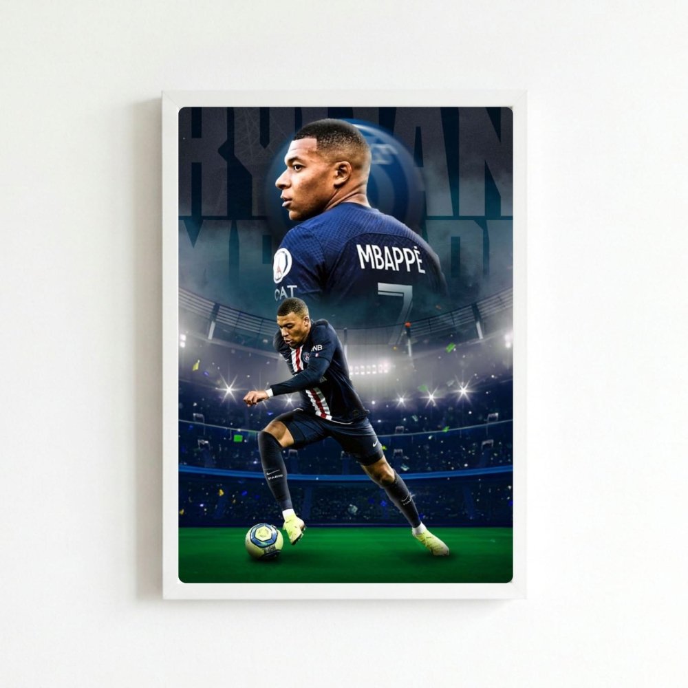 mbappe - Vibes Districtmbappe poster BiancoVibes District