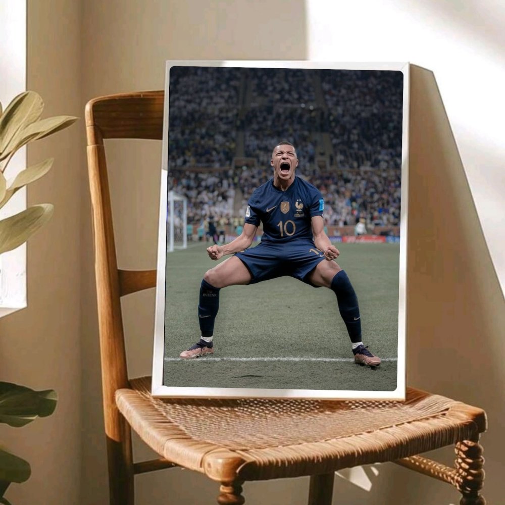 mbappe - Vibes Districtmbappe poster GoldVibes District