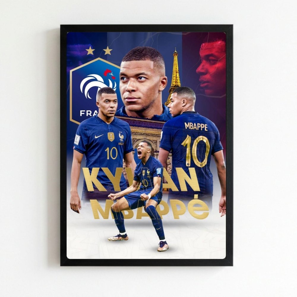 mbappe - Vibes Districtmbappe poster NeroVibes District