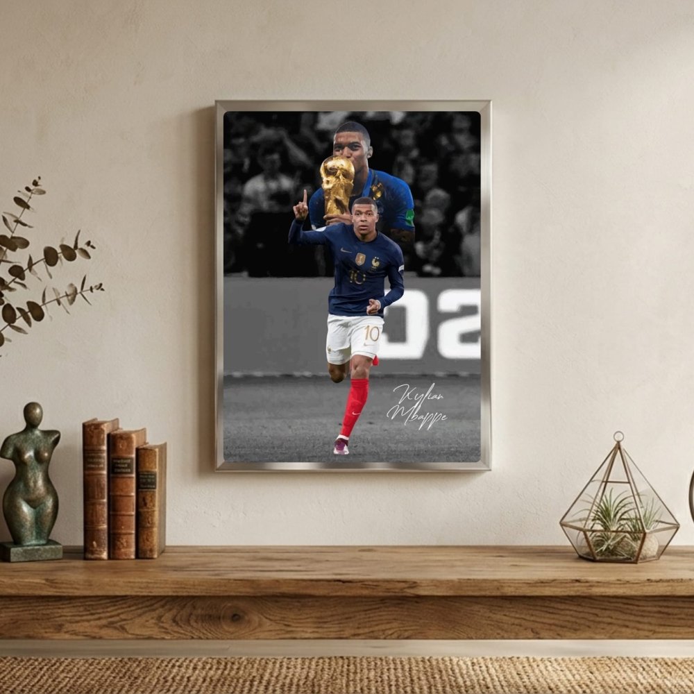mbappe - Vibes Districtmbappe poster GoldVibes District