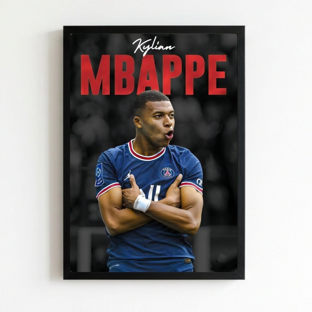 mbappe - Vibes Districtmbappe poster NeroVibes District