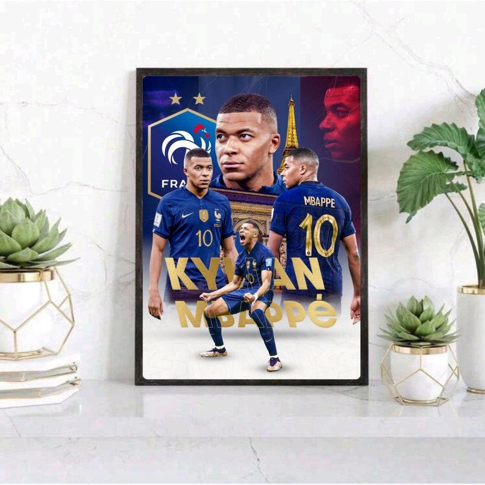mbappe - Vibes Districtmbappe poster GoldVibes District
