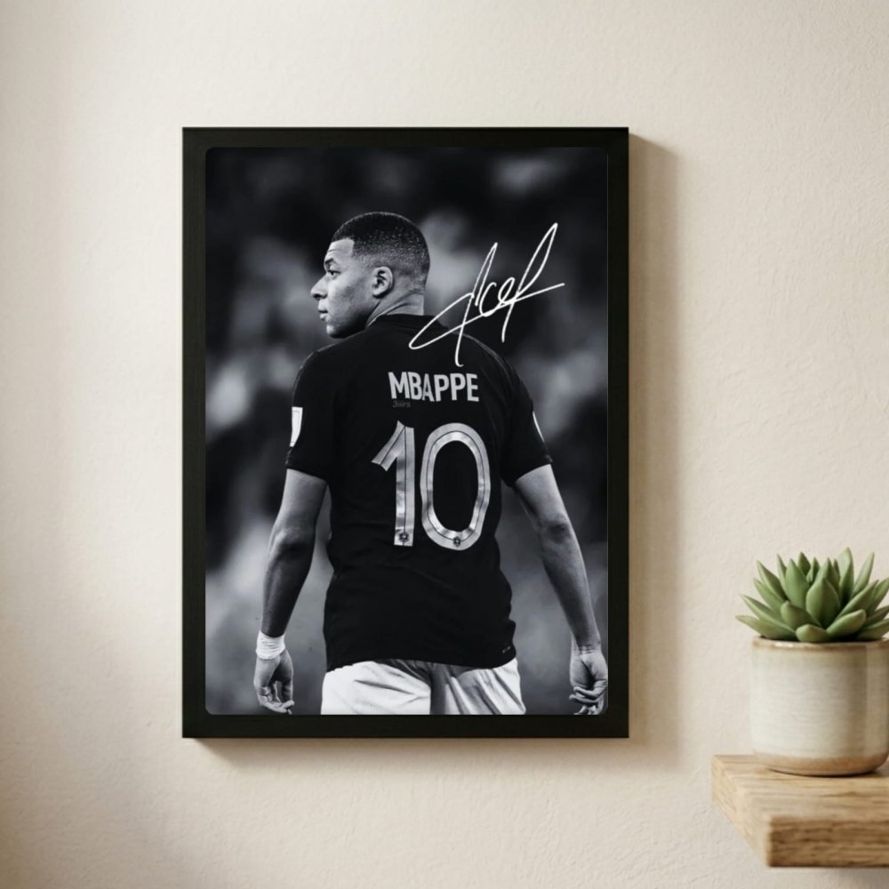 mbappe - Vibes Districtmbappe poster BiancoVibes District
