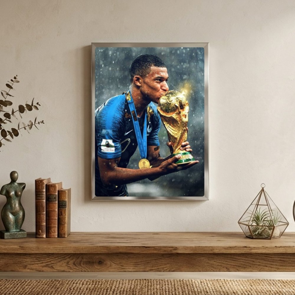 mbappe - Vibes Districtmbappe poster GoldVibes District