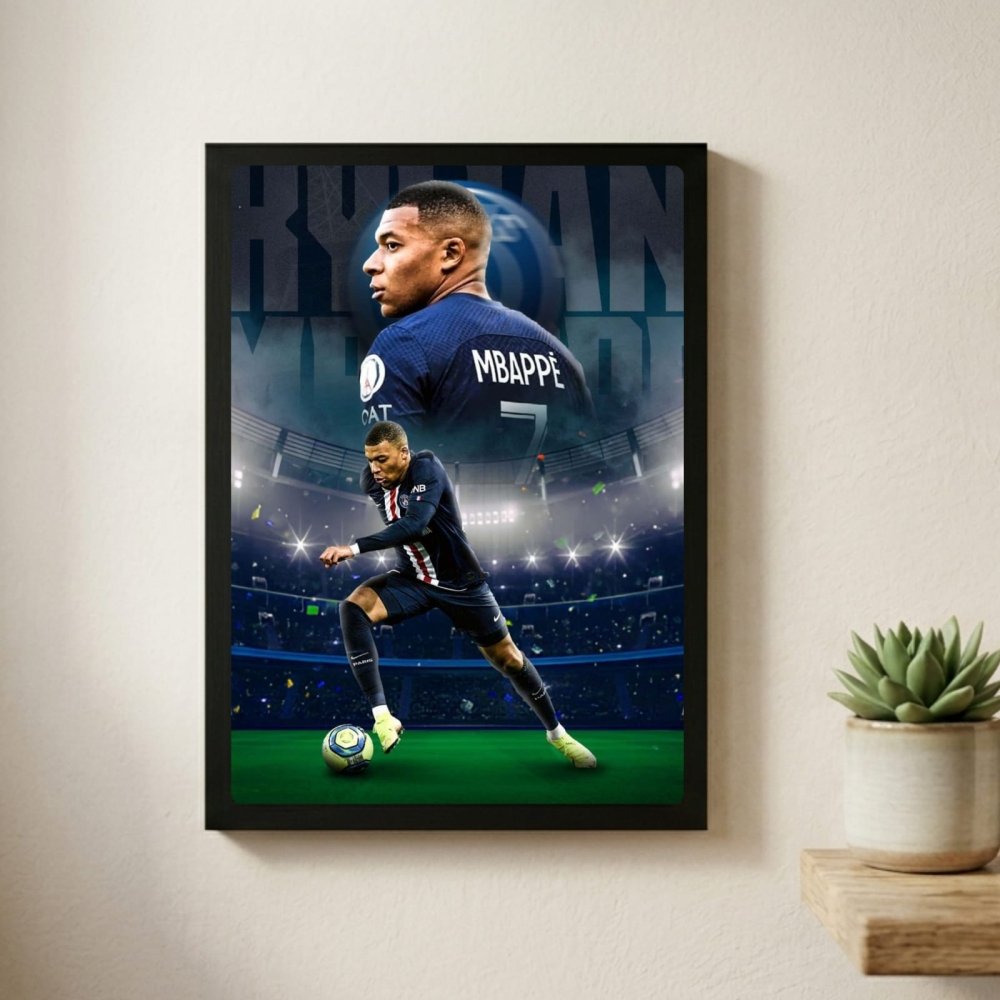 mbappe - Vibes Districtmbappe poster GoldVibes District