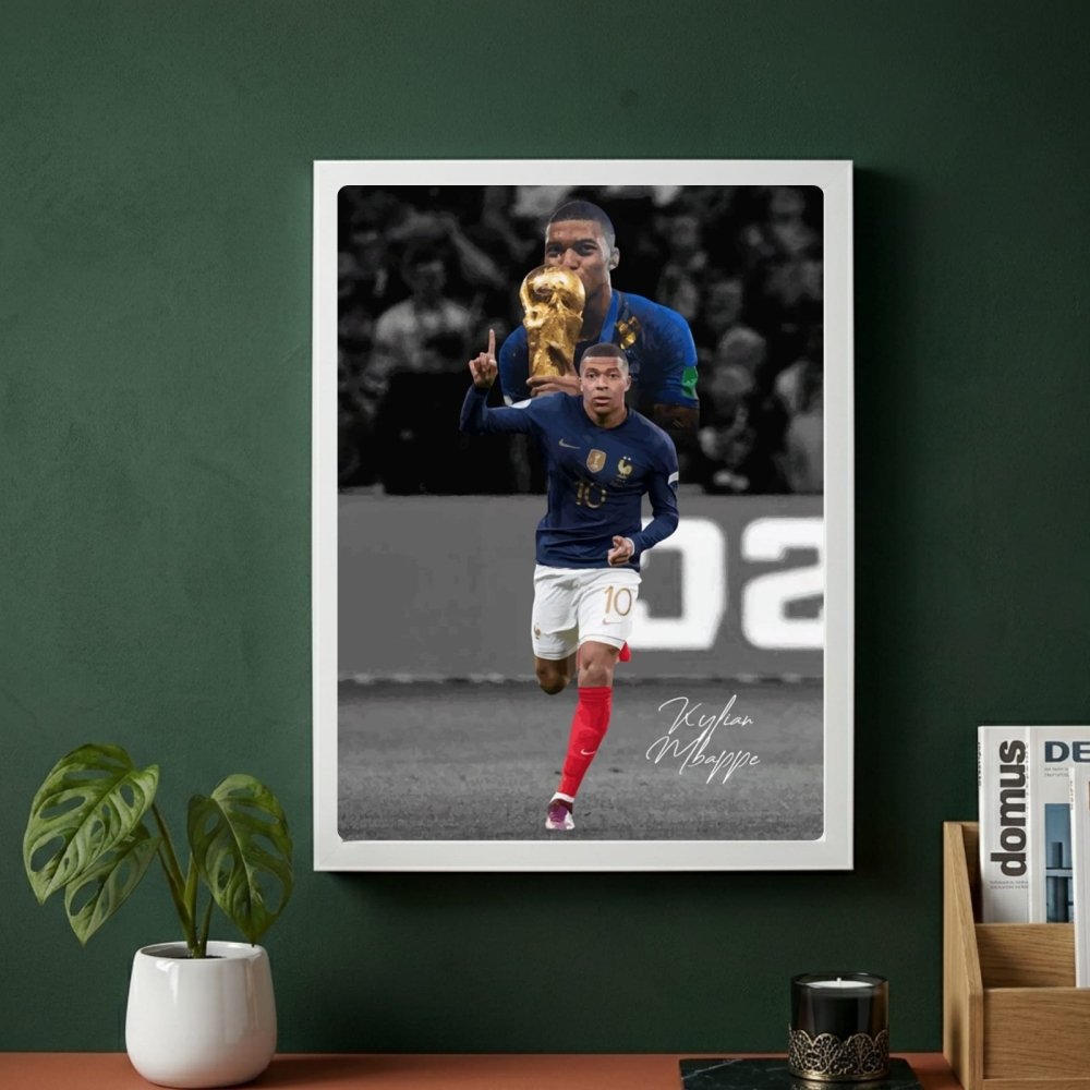 mbappe - Vibes Districtmbappe poster GoldVibes District