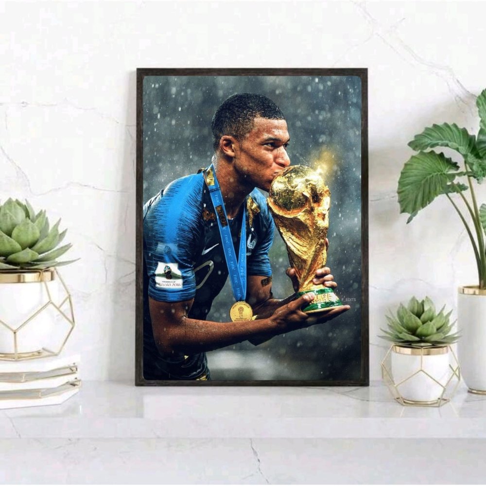mbappe - Vibes Districtmbappe poster GoldVibes District