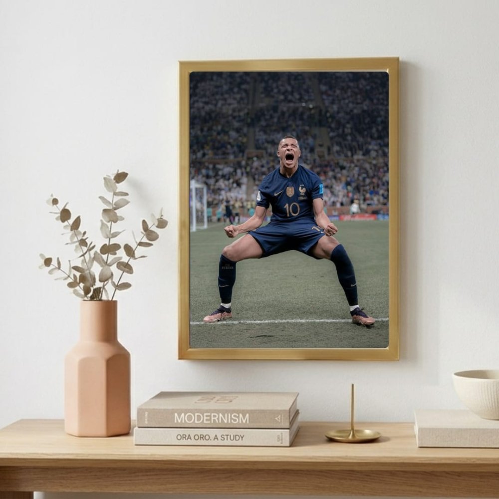 mbappe - Vibes Districtmbappe poster GoldVibes District