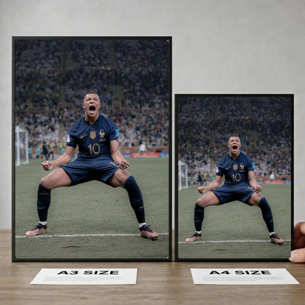 mbappe - Vibes Districtmbappe poster GoldVibes District