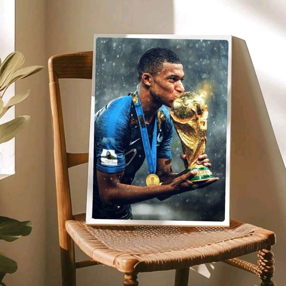 mbappe - Vibes Districtmbappe poster GoldVibes District