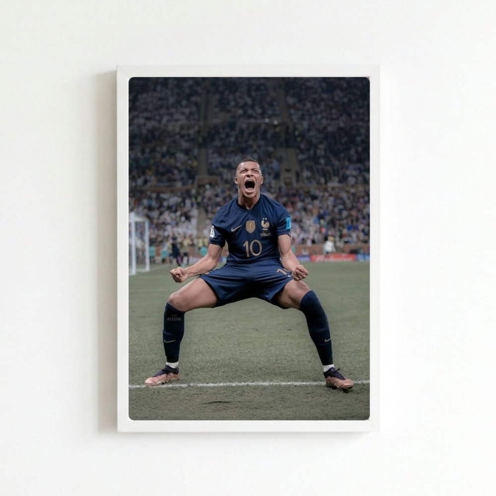 mbappe - Vibes Districtmbappe poster BiancoVibes District
