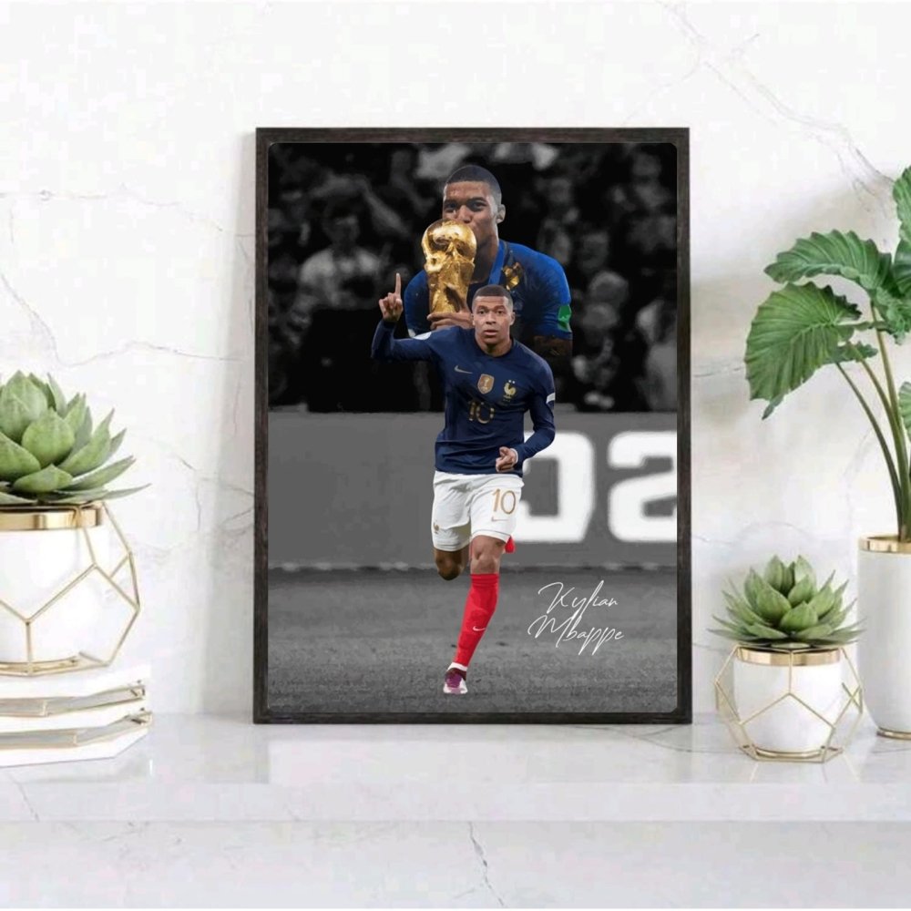 mbappe - Vibes Districtmbappe poster GoldVibes District