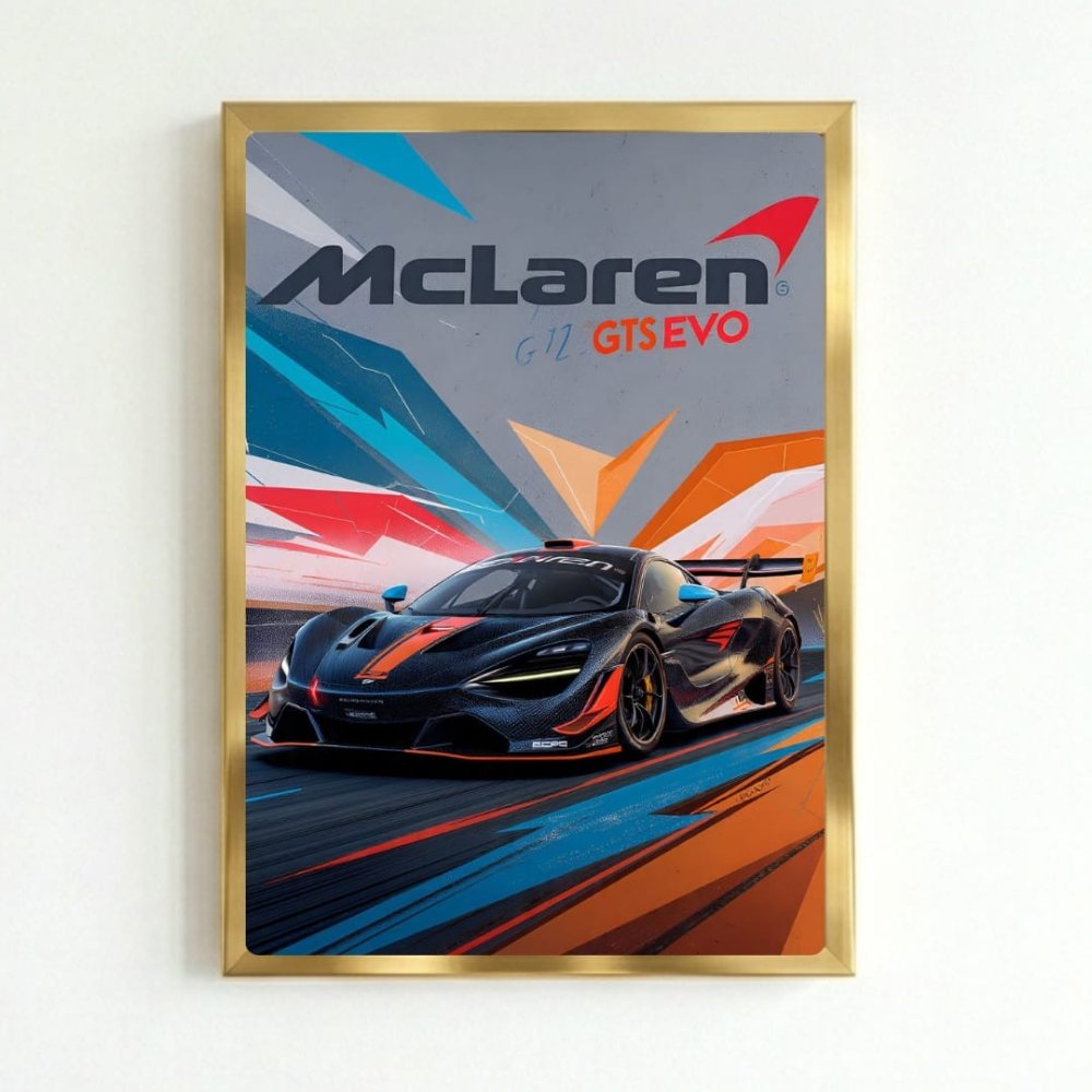 mclaren - car poster - Vibes Districtmclaren - car poster GoldVibes District
