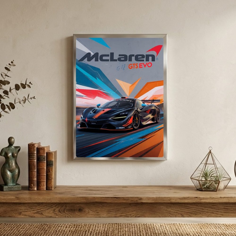 mclaren - car poster - Vibes Districtmclaren - car poster BiancoVibes District