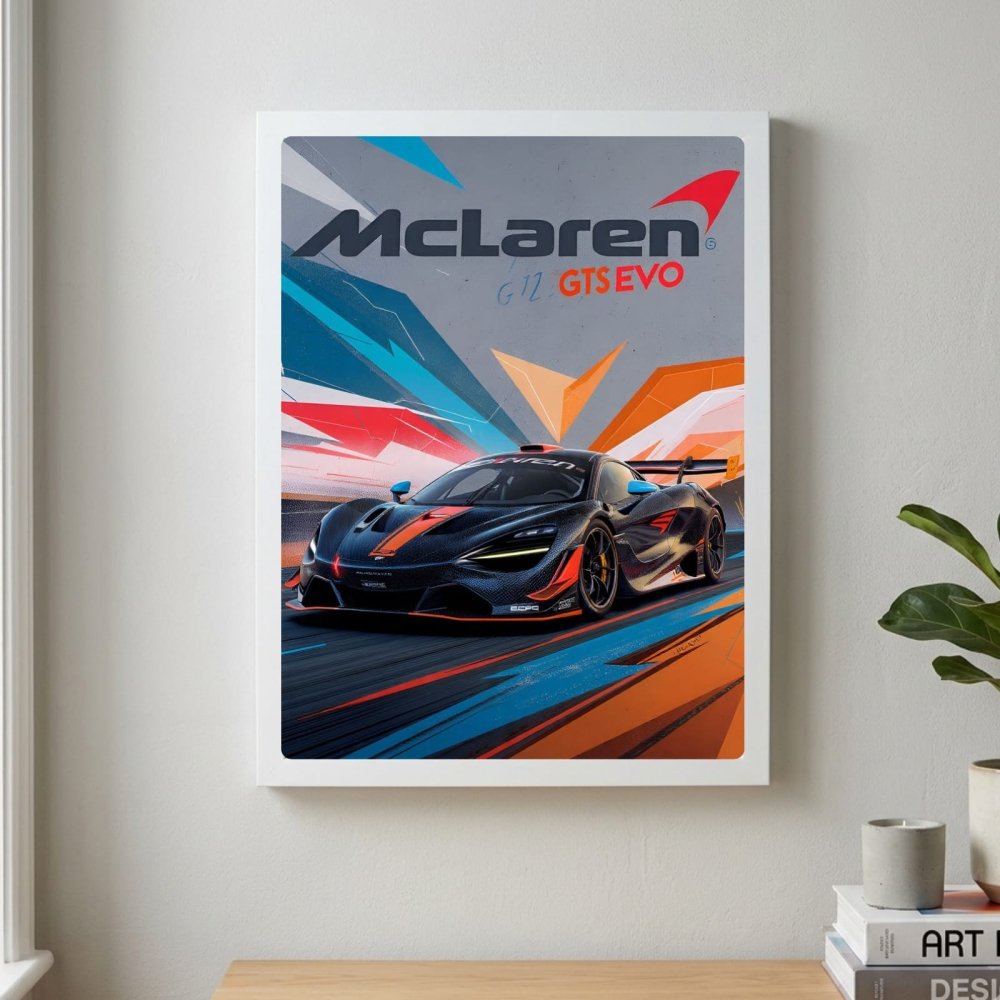 mclaren - car poster - Vibes Districtmclaren - car poster BiancoVibes District
