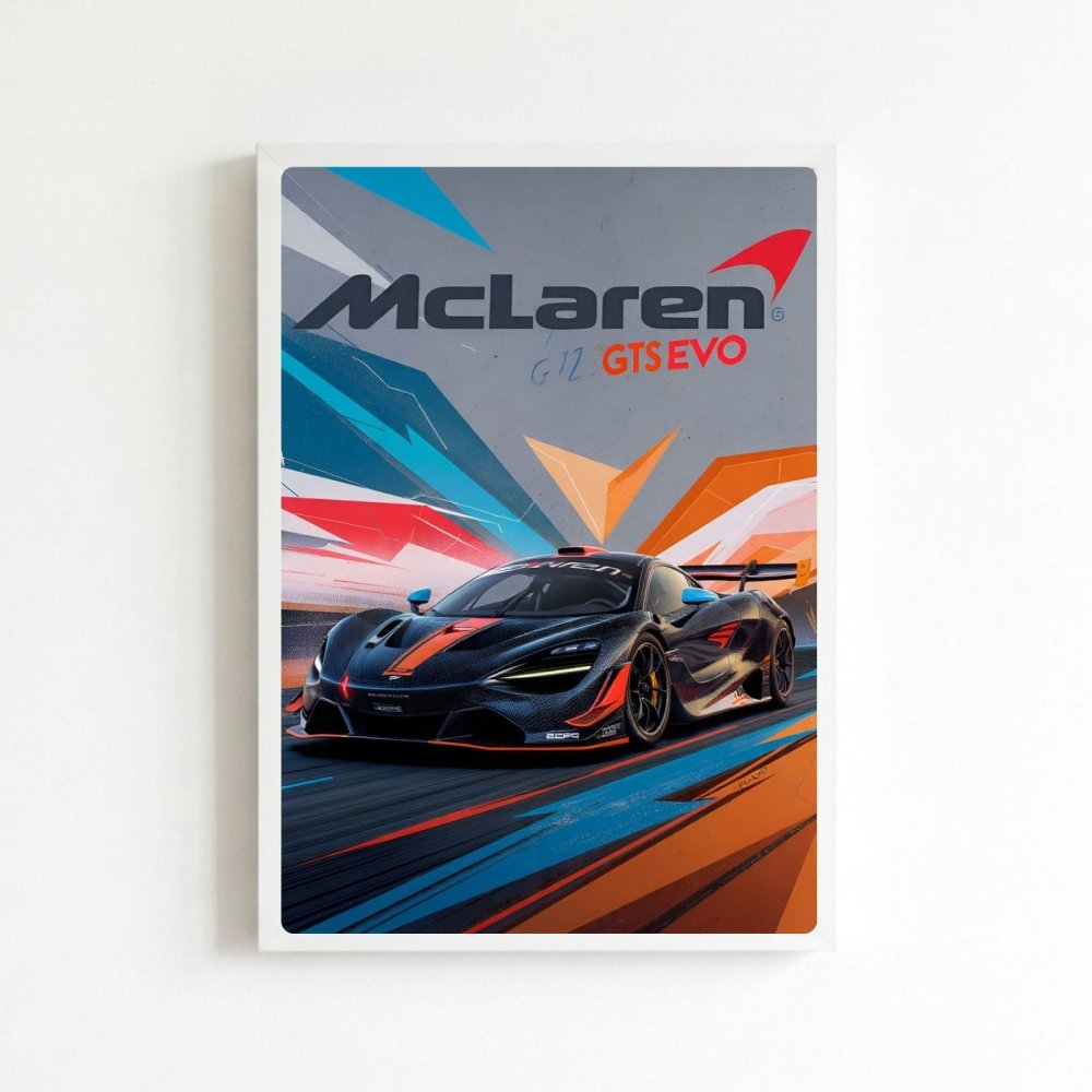 mclaren - car poster - Vibes Districtmclaren - car poster BiancoVibes District