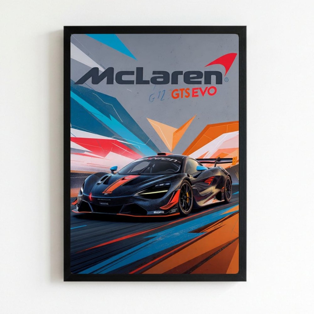 mclaren - car poster - Vibes Districtmclaren - car poster NeroVibes District