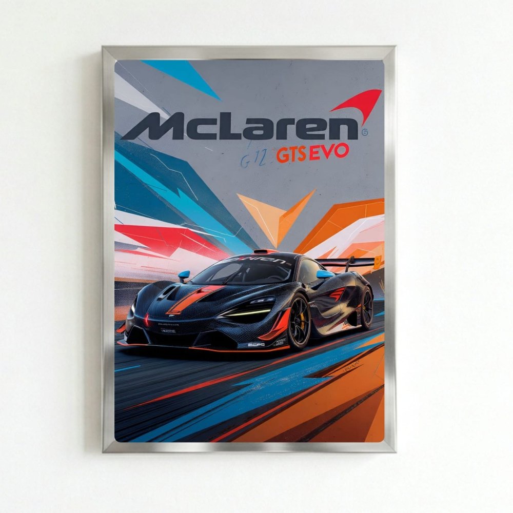 mclaren - car poster - Vibes Districtmclaren - car poster SilverVibes District