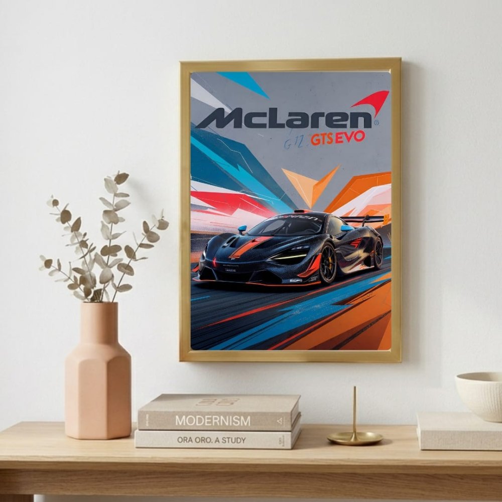 mclaren - car poster - Vibes Districtmclaren - car poster BiancoVibes District
