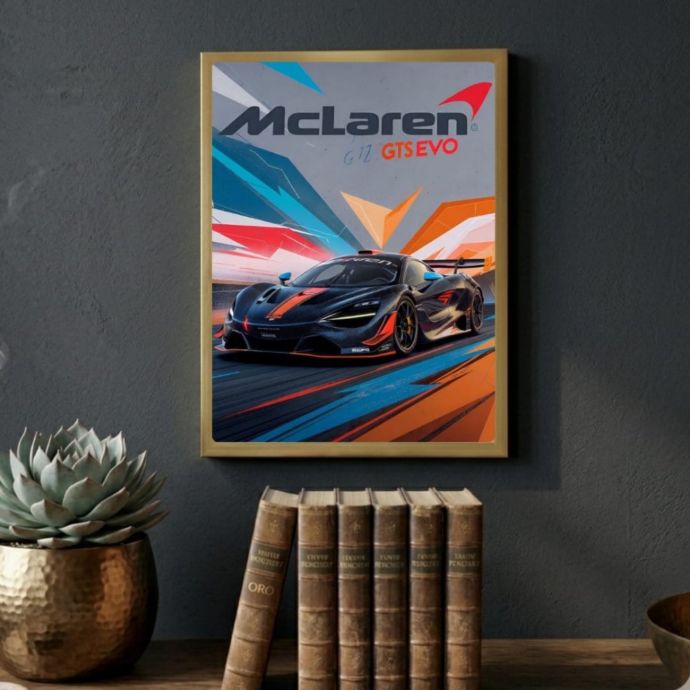 mclaren - car poster - Vibes Districtmclaren - car poster BiancoVibes District