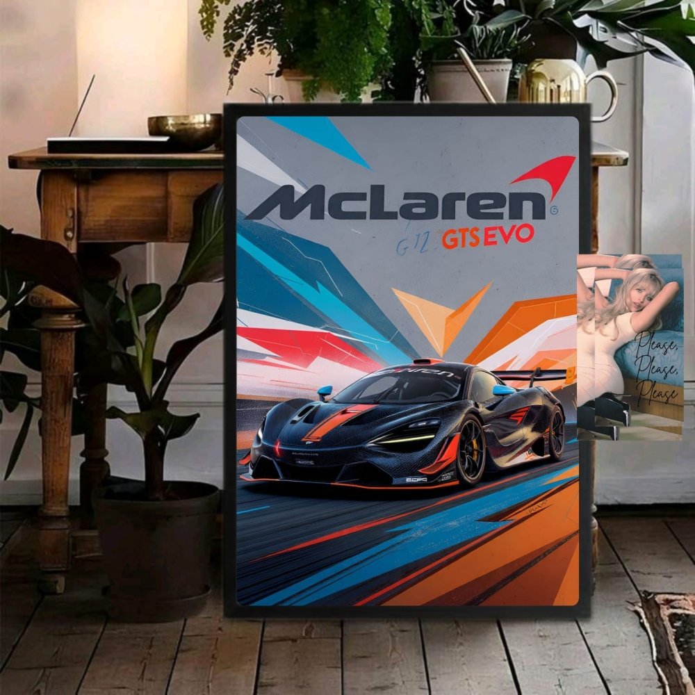 mclaren - car poster - Vibes Districtmclaren - car poster BiancoVibes District