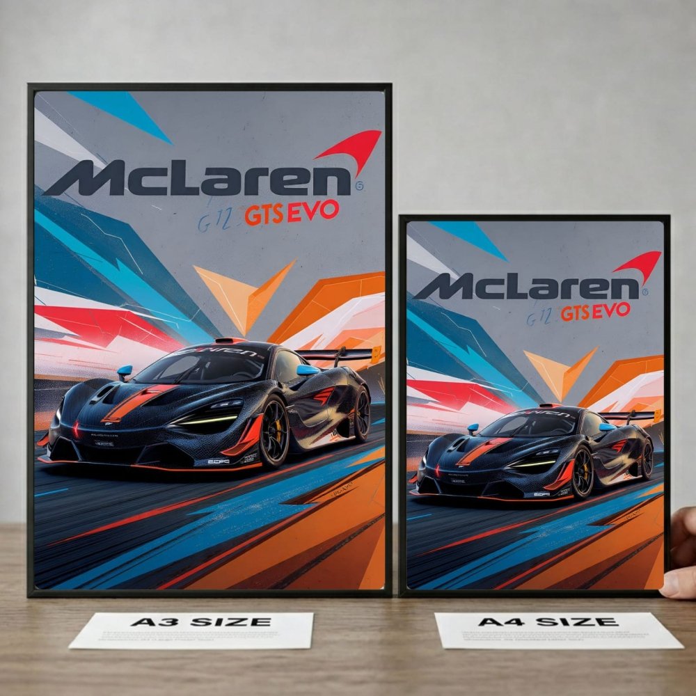 mclaren - car poster - Vibes Districtmclaren - car poster BiancoVibes District