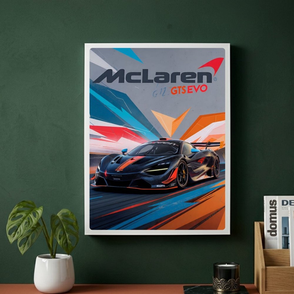 mclaren - car poster - Vibes Districtmclaren - car poster BiancoVibes District