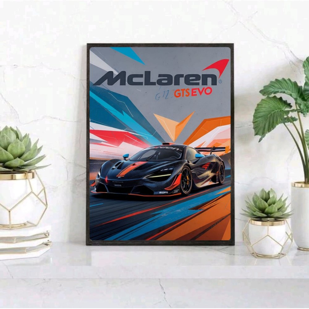 mclaren - car poster - Vibes Districtmclaren - car poster BiancoVibes District