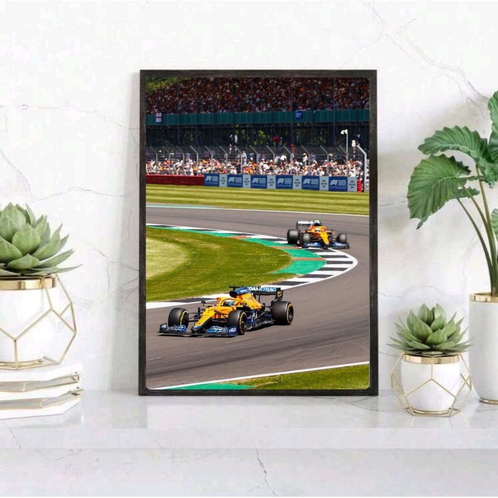 McLaren F1 Poster with Frame - Vibes DistrictMcLaren F1 Poster with Frame poster SilverVibes District