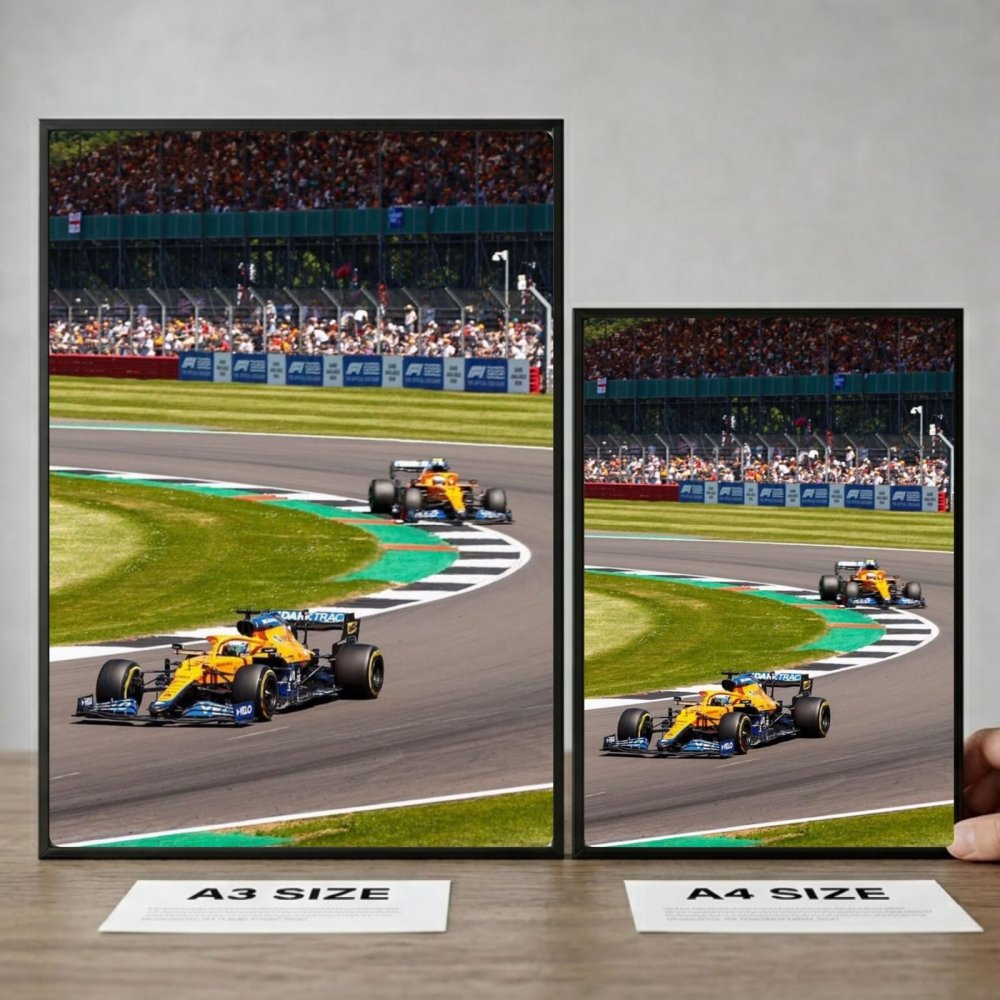 McLaren F1 Poster with Frame - Vibes DistrictMcLaren F1 Poster with Frame poster SilverVibes District