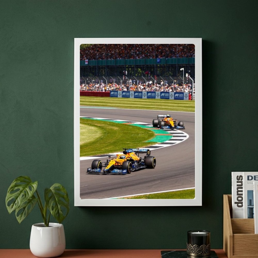 McLaren F1 Poster with Frame - Vibes DistrictMcLaren F1 Poster with Frame poster SilverVibes District