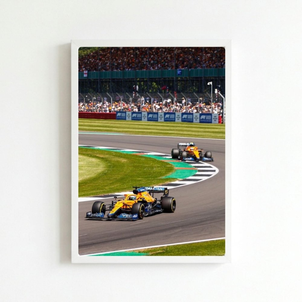 McLaren F1 Poster with Frame - Vibes DistrictMcLaren F1 Poster with Frame poster BiancoVibes District