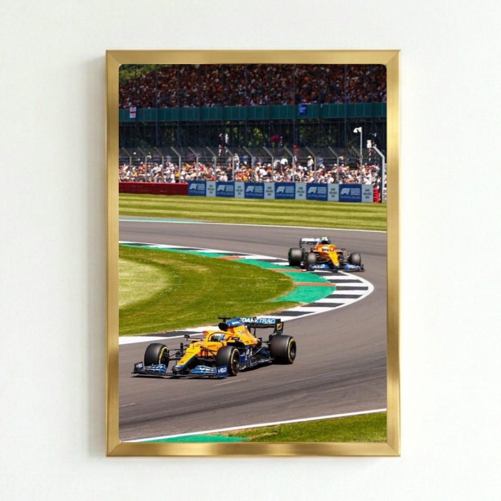 McLaren F1 Poster with Frame - Vibes DistrictMcLaren F1 Poster with Frame poster GoldVibes District
