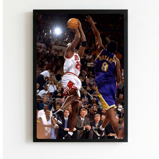 Michael Jordan and Kobe Briant - Basket - Vibes DistrictMichael Jordan and Kobe Briant - Basket poster NeroVibes District