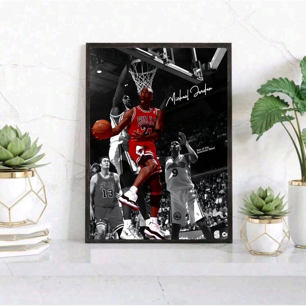 Michael Jordan and Kobe Briant - Basket - Vibes DistrictMichael Jordan and Kobe Briant - Basket poster NeroVibes District