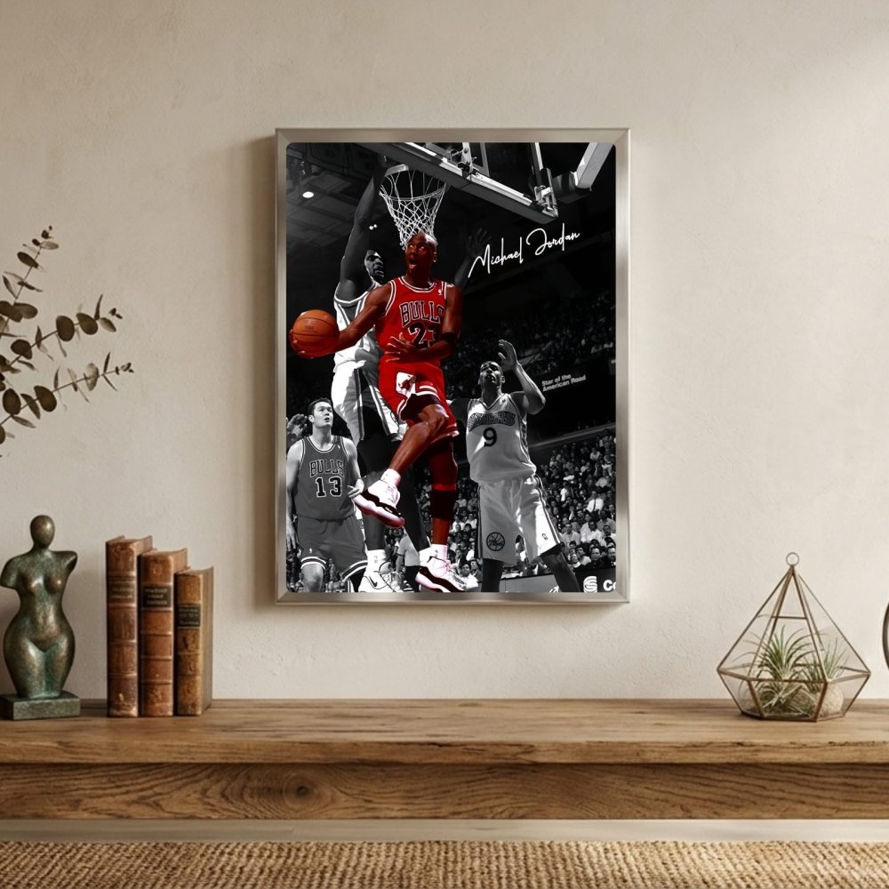 Michael Jordan and Kobe Briant - Basket - Vibes DistrictMichael Jordan and Kobe Briant - Basket poster NeroVibes District