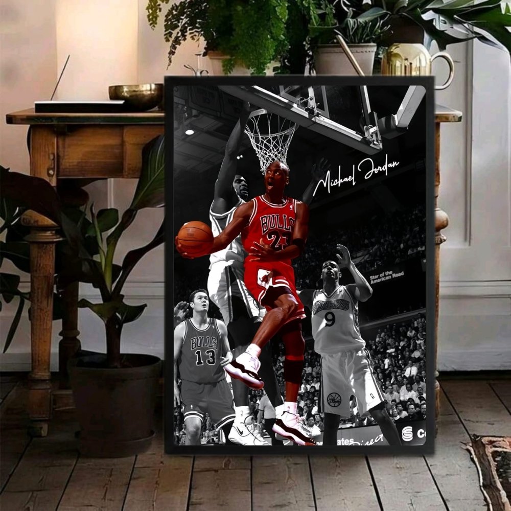 Michael Jordan and Kobe Briant - Basket - Vibes DistrictMichael Jordan and Kobe Briant - Basket poster NeroVibes District