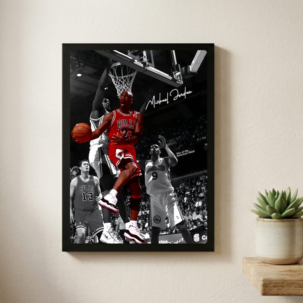 Michael Jordan and Kobe Briant - Basket - Vibes DistrictMichael Jordan and Kobe Briant - Basket poster NeroVibes District