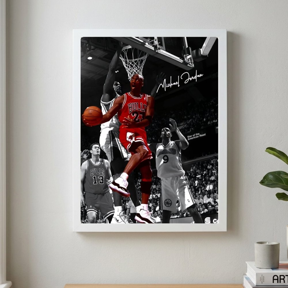 Michael Jordan and Kobe Briant - Basket - Vibes DistrictMichael Jordan and Kobe Briant - Basket poster NeroVibes District