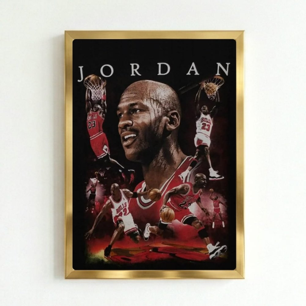 Michael Jordan - Basket - Vibes DistrictMichael Jordan - Basket poster GoldVibes District