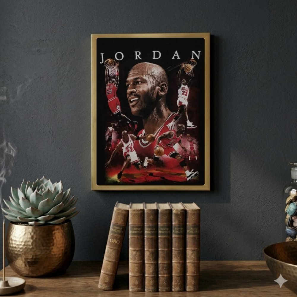 Michael Jordan - Basket - Vibes DistrictMichael Jordan - Basket poster GoldVibes District