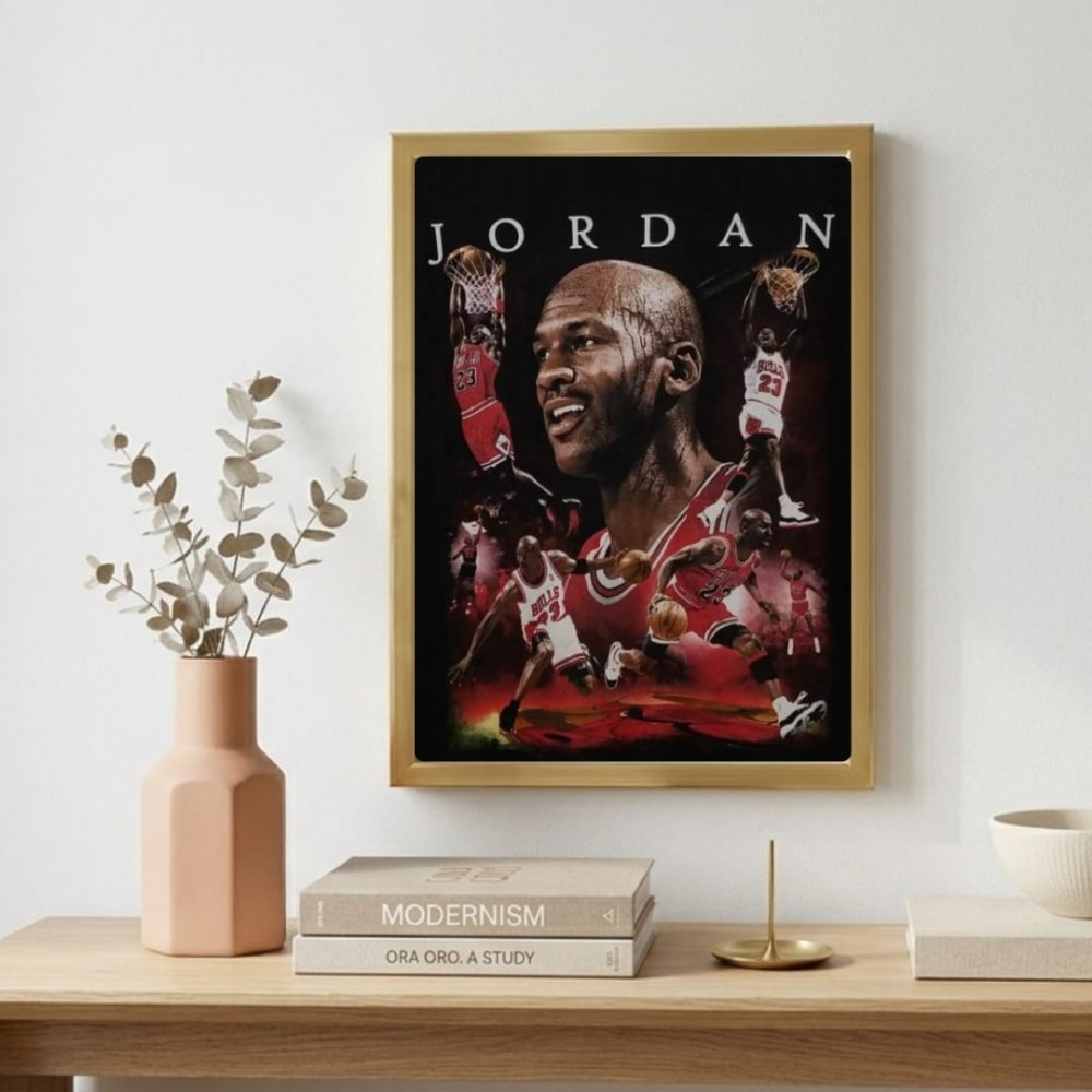 Michael Jordan - Basket - Vibes DistrictMichael Jordan - Basket poster GoldVibes District