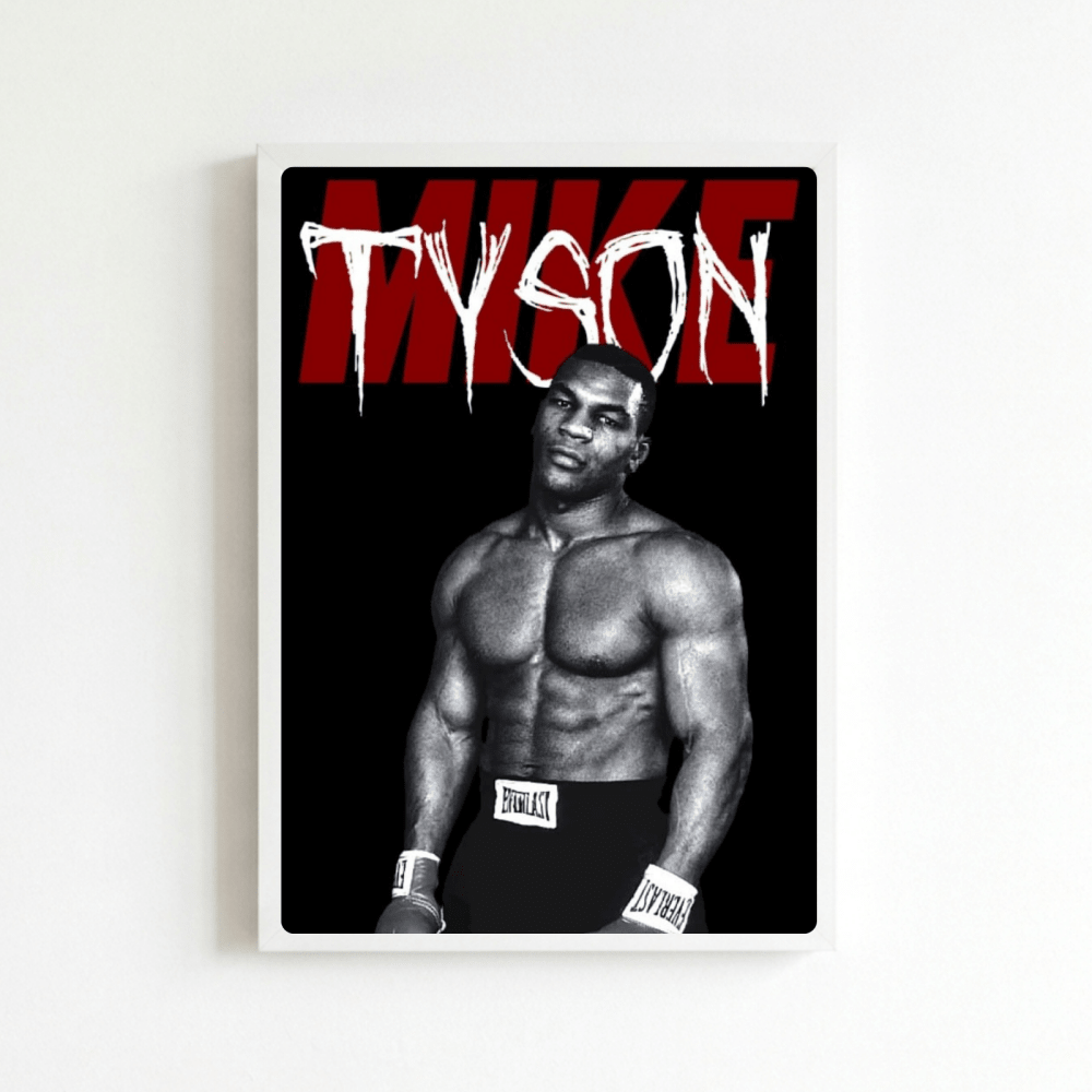 Mike tyson boxe - Vibes DistrictMike tyson boxe poster BiancoVibes District