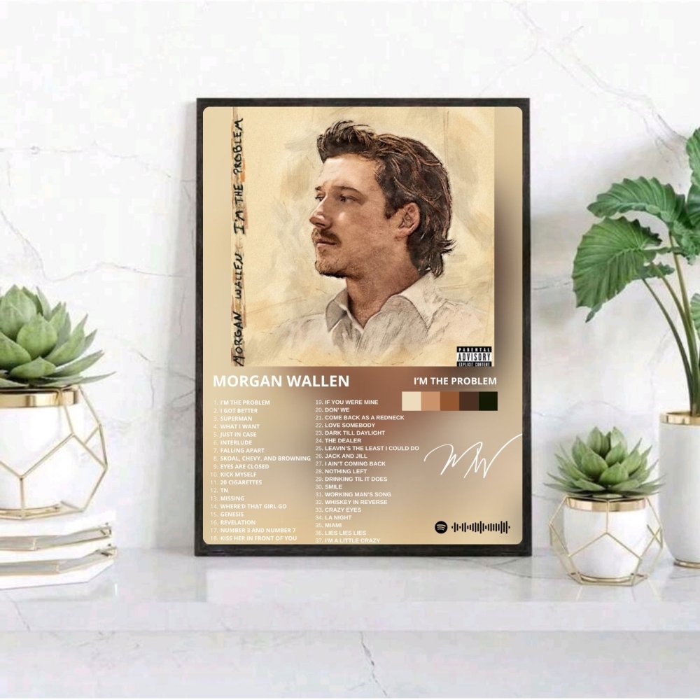 morgan wallen - i am the problem - Vibes Districtmorgan wallen - i am the problem poster NeroVibes District