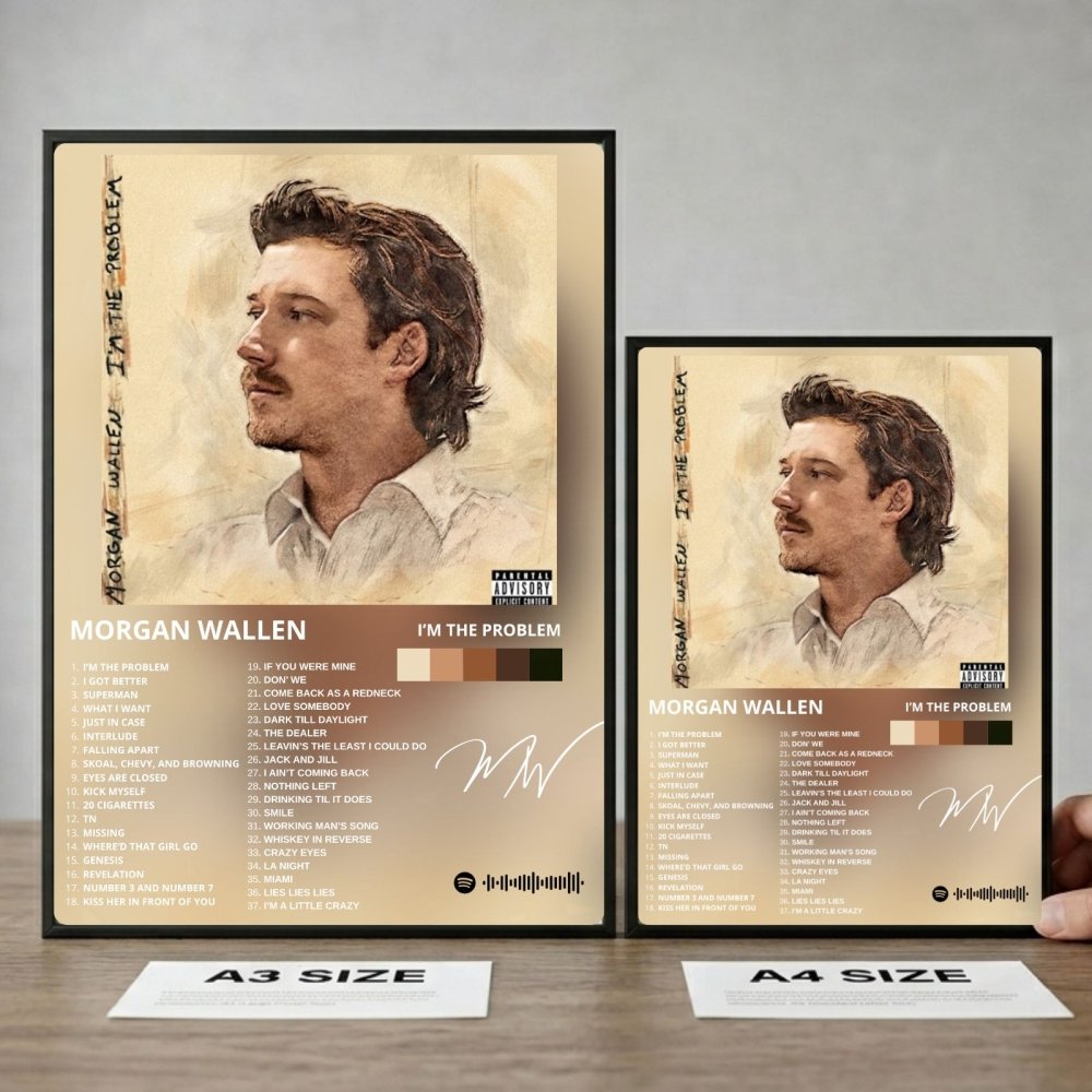 morgan wallen - i am the problem - Vibes Districtmorgan wallen - i am the problem poster NeroVibes District