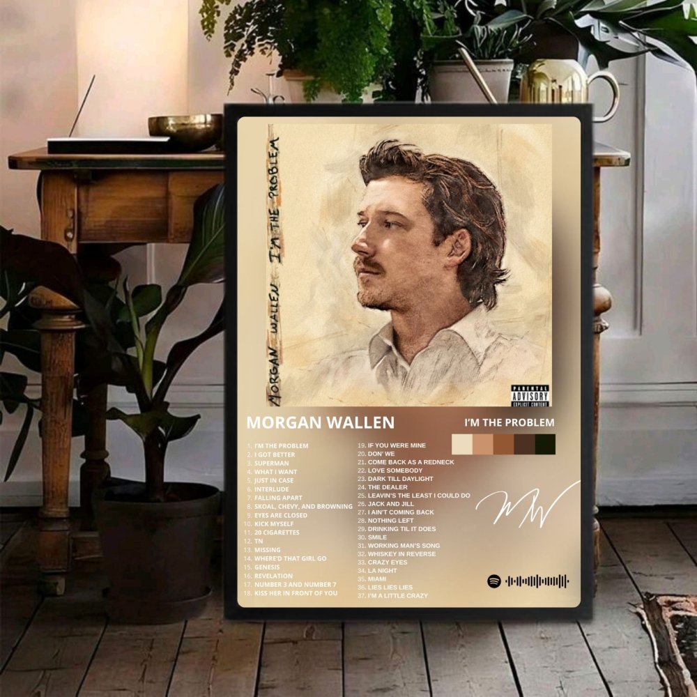 morgan wallen - i am the problem - Vibes Districtmorgan wallen - i am the problem poster NeroVibes District