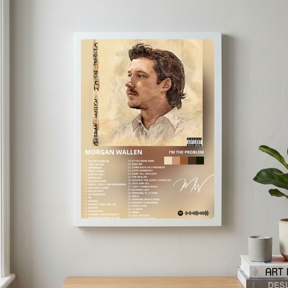 morgan wallen - i am the problem - Vibes Districtmorgan wallen - i am the problem poster NeroVibes District